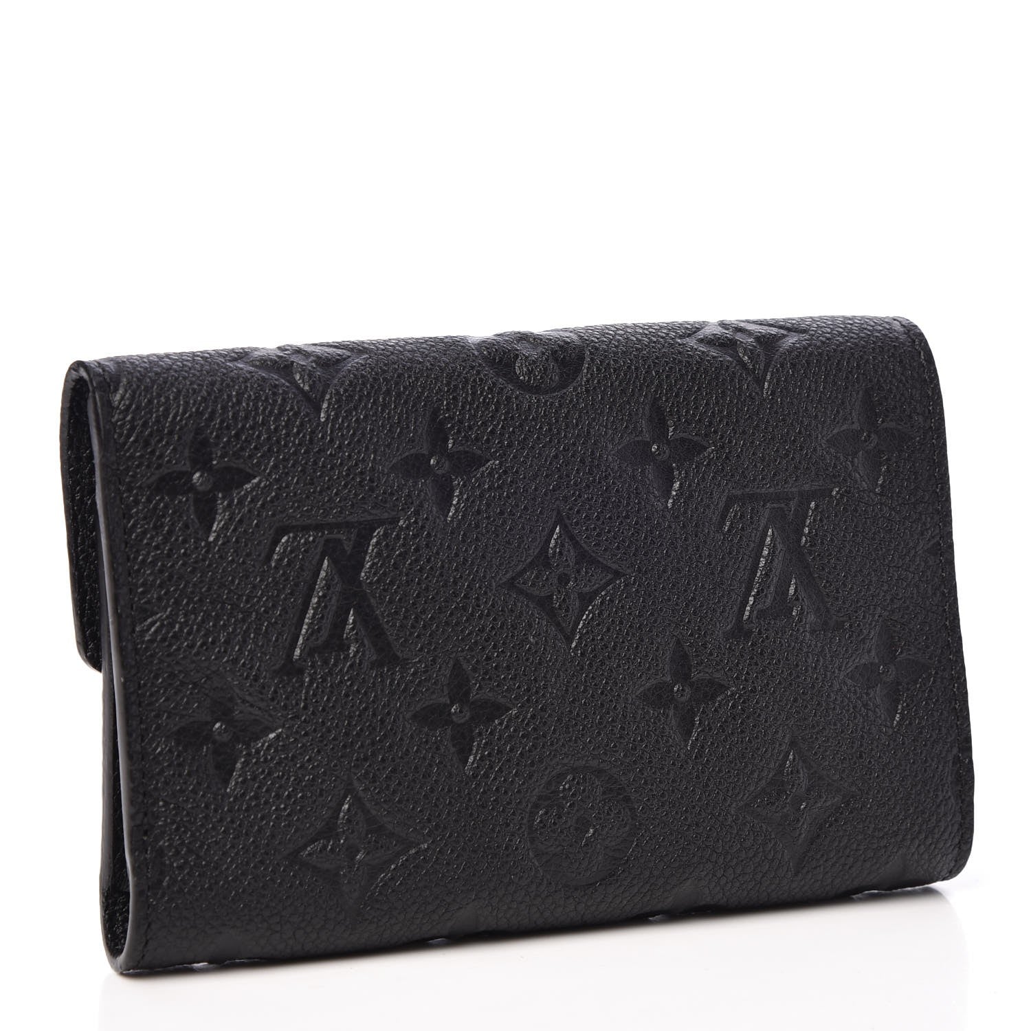 Louis Vuitton Empreinte Compact Curieuse Wallet Black 3 of 8