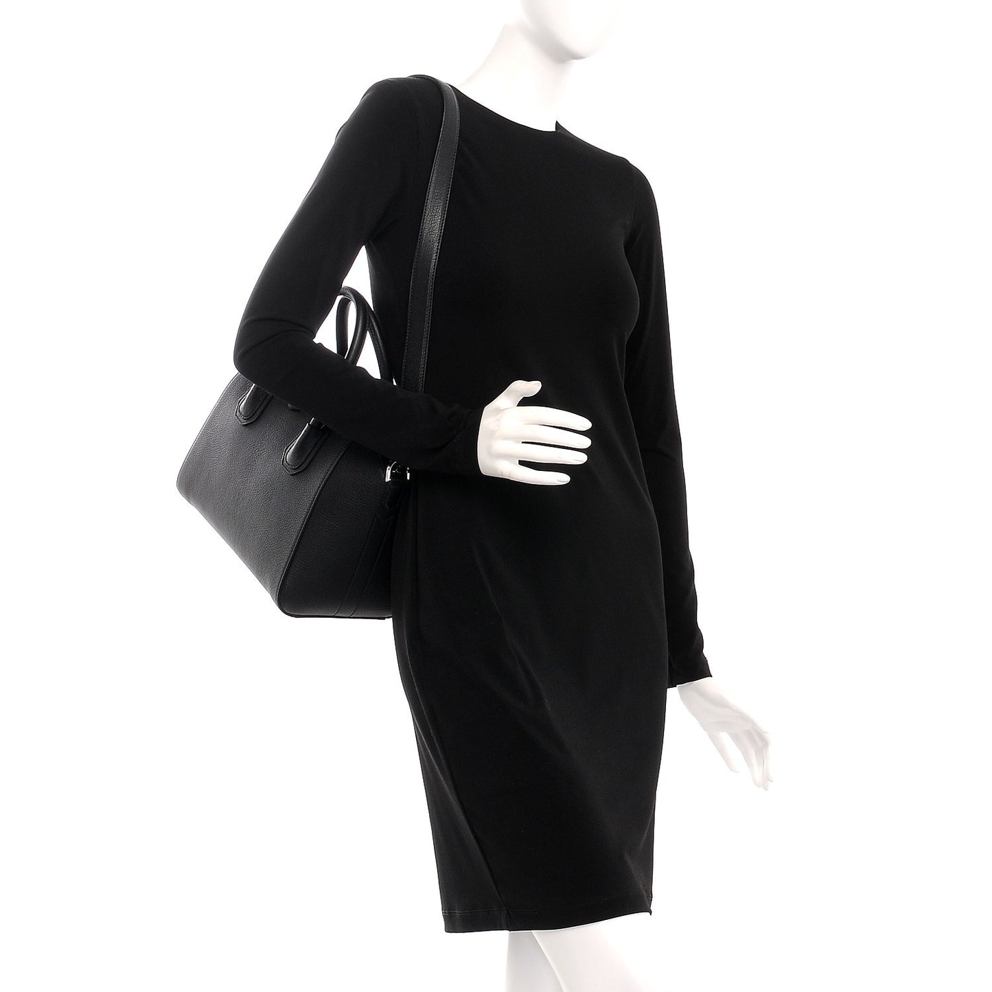 Sugar Goatskin Small Antigona Black