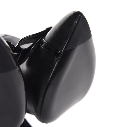 Chanel Patent Lambskin CC Bow Slingback Pumps 35.5 Black 6 of 9