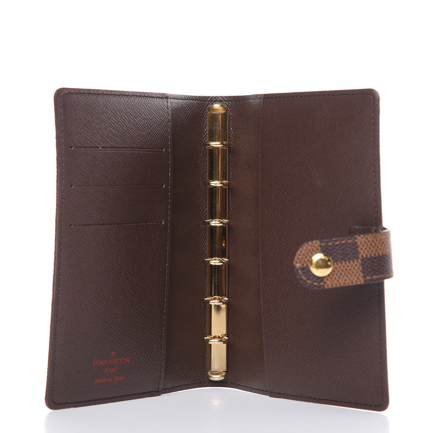 Louis Vuitton Damier Ebene Small Ring Agenda Cover 5 of 6