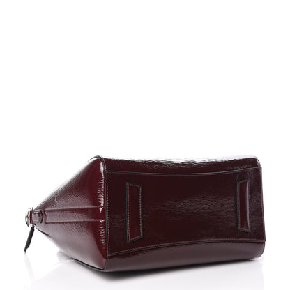 Givenchy Crinkled Patent Calfskin Small Antigona Aubergine 4 of 9