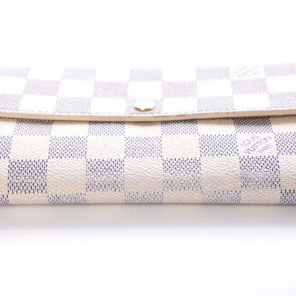 Louis Vuitton Damier Azur Sarah Wallet 10 of 12
