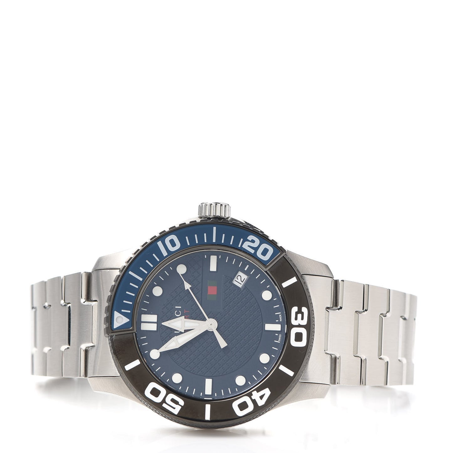 Stainless Steel 44mm G-Timeless Sport Quartz Watch Blue