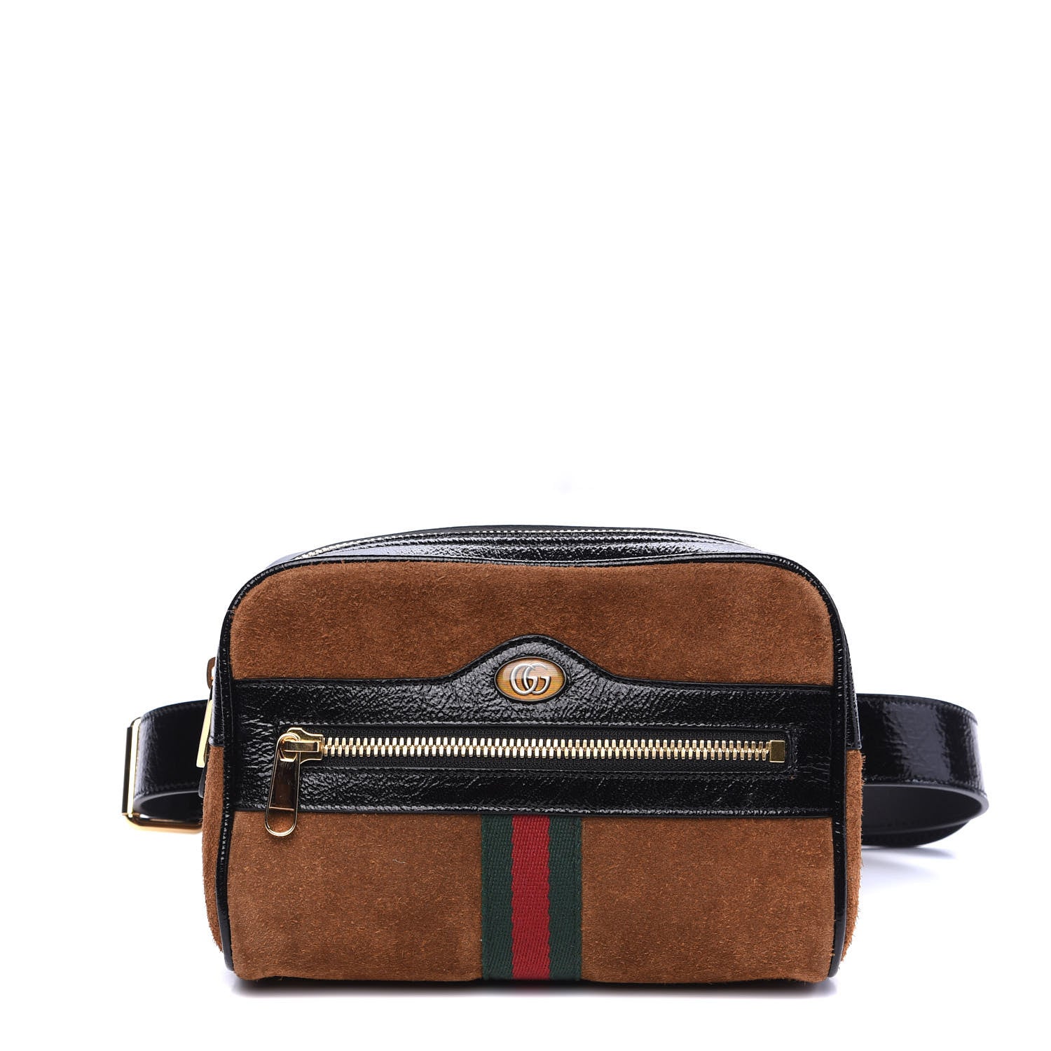 Gucci Suede Small Ophidia Belt Bag 75 30 Brown 1 of 8