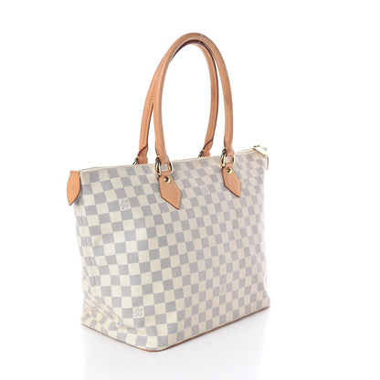 Louis Vuitton Damier Azur Saleya MM 3 of 9