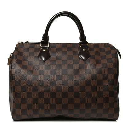 Louis Vuitton Damier Ebene Speedy 30 1 of 15