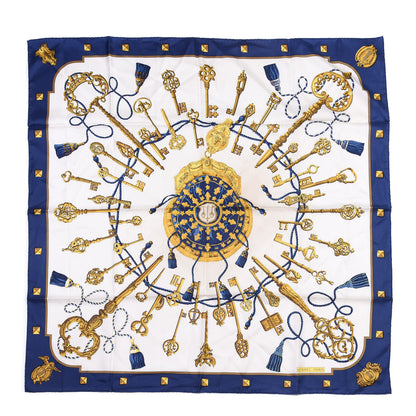 Hermes Silk Keys Les Cles Scarf 90 1 of 4