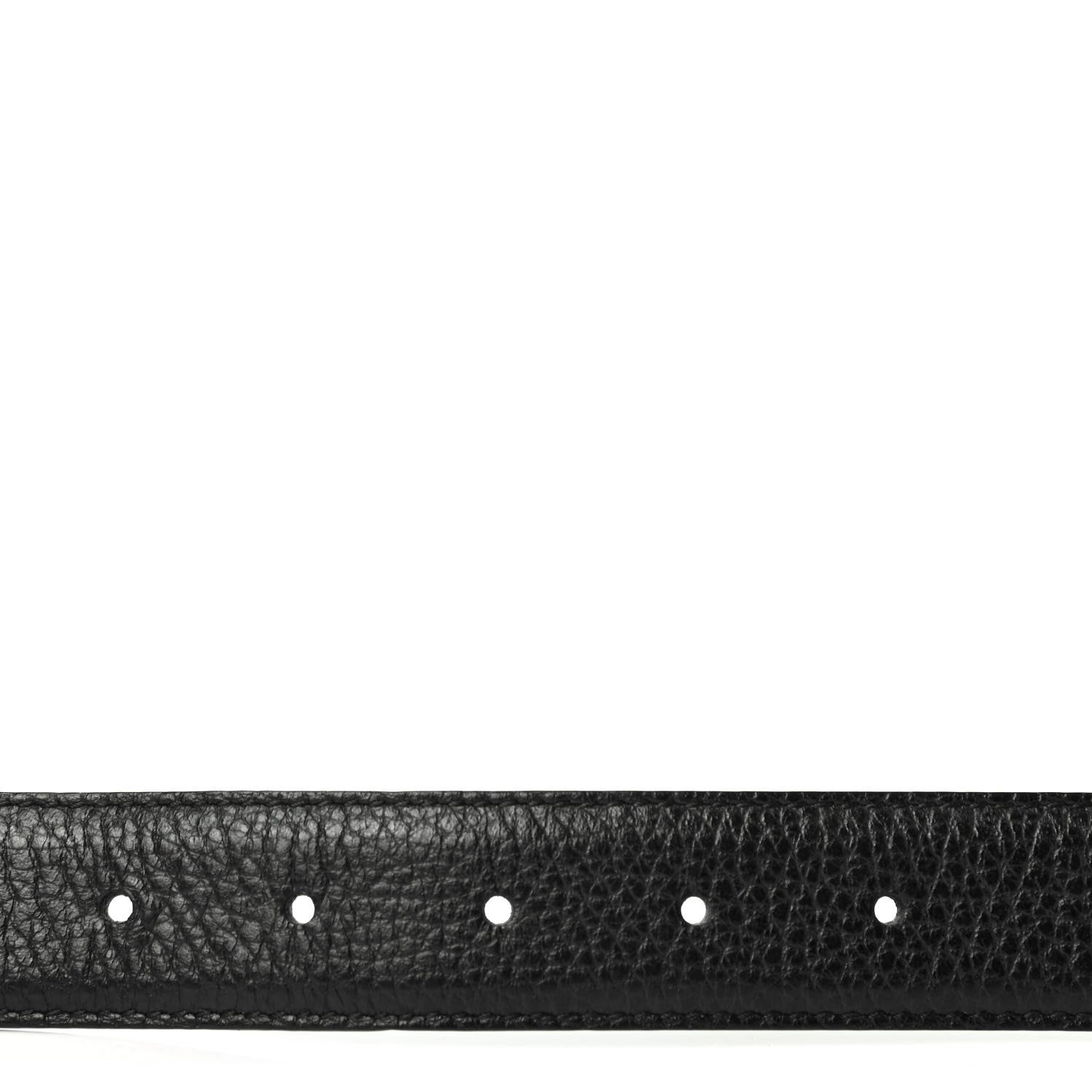 Gucci Calfskin Mens Interlocking G Belt 85 34 Black 3 of 4