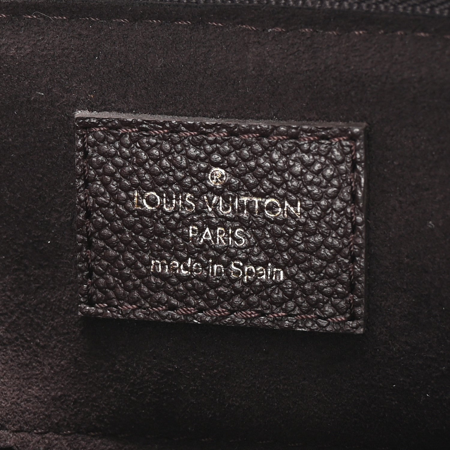 Louis Vuitton Empreinte Monogram Giant Speedy Bandouliere 25 Chocolate 5 of 9