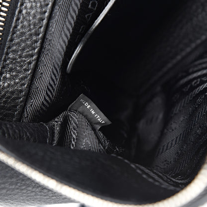 Prada Vitello Daino Crossbody Bag Black 7 of 11