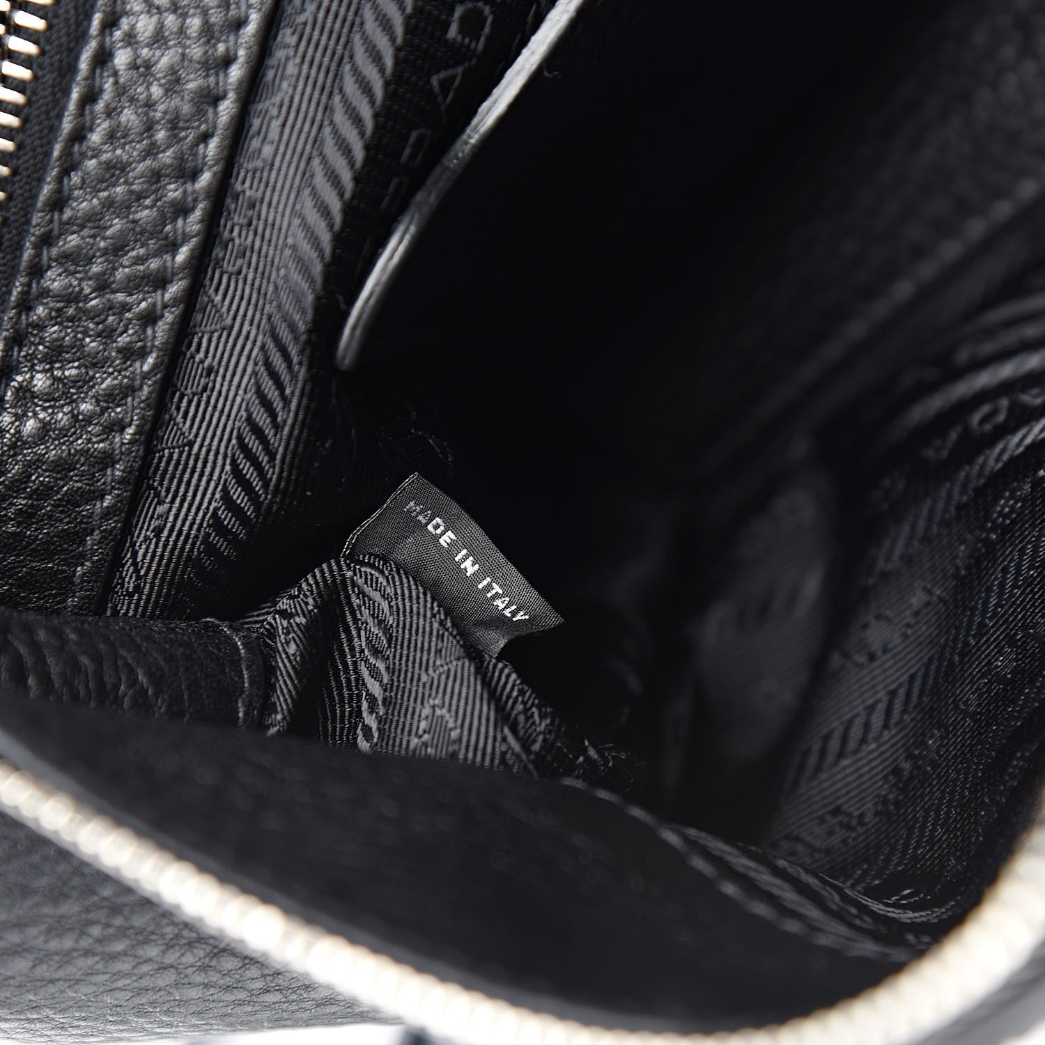 Prada Vitello Daino Crossbody Bag Black 7 of 11