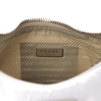 Prada Nylon Re-Edition 2005 Shoulder Bag White 6 of 11