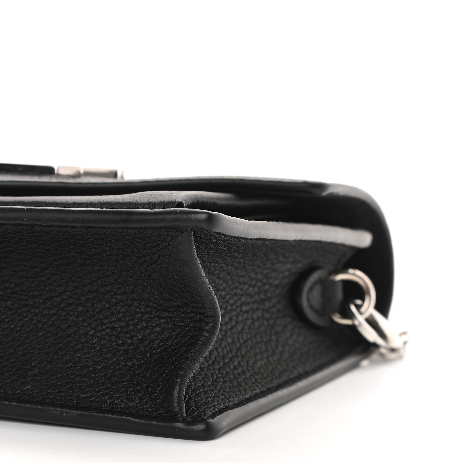 Louis Vuitton Soft Calfskin Mini My Lockme Chain Pochette Black 8 of 8