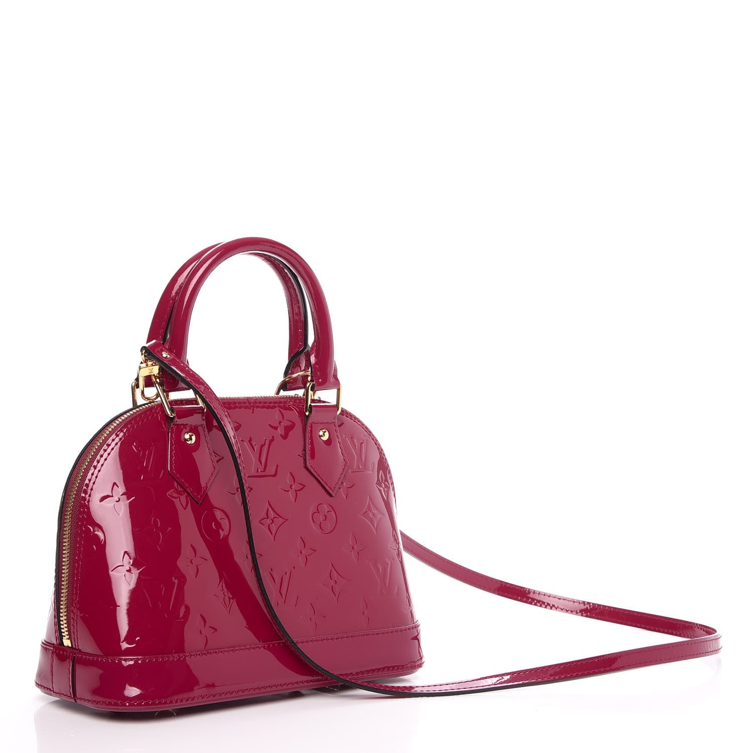Louis Vuitton Vernis Alma BB Rose Indien 4 of 14