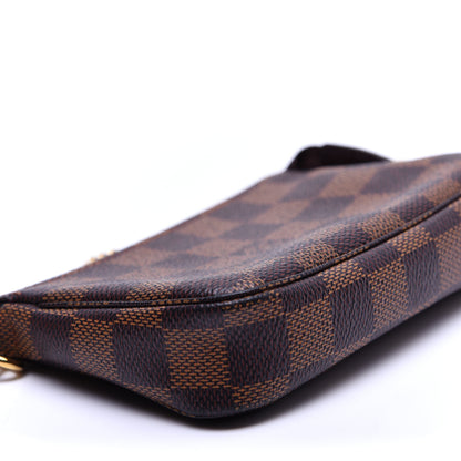 Louis Vuitton Damier Ebene Mini Pochette Accessories 6 of 9