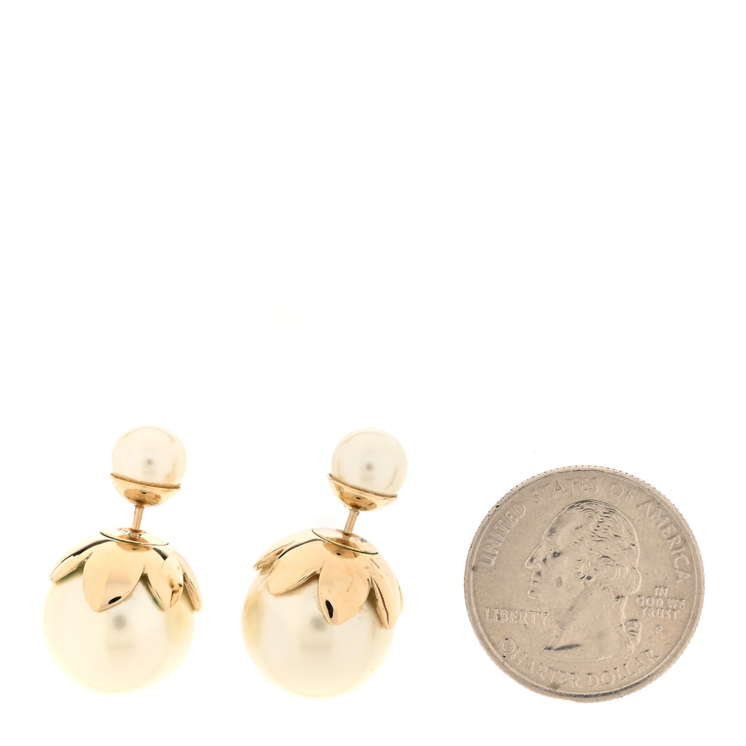Christian Dior Pearl Dior Earrings 2 of 5