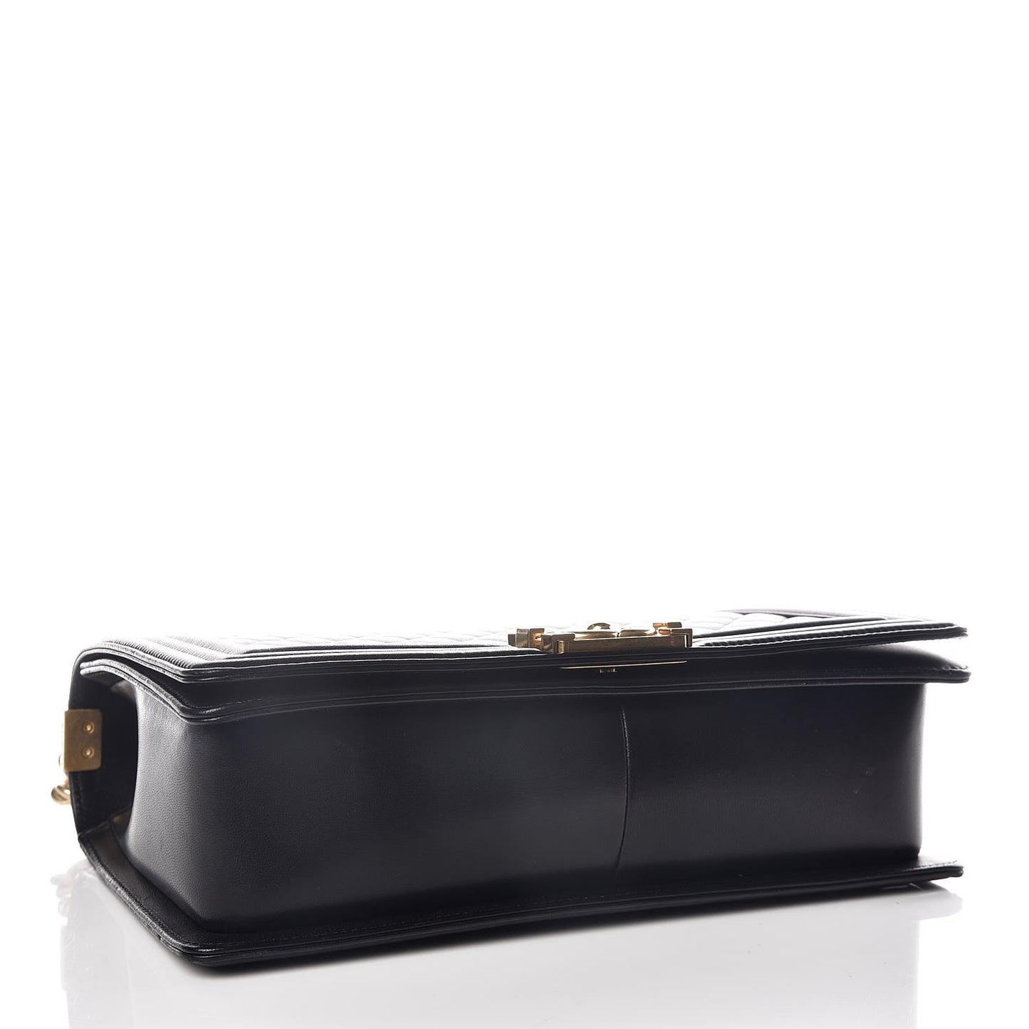 Lambskin Quilted New Medium Boy Flap Black