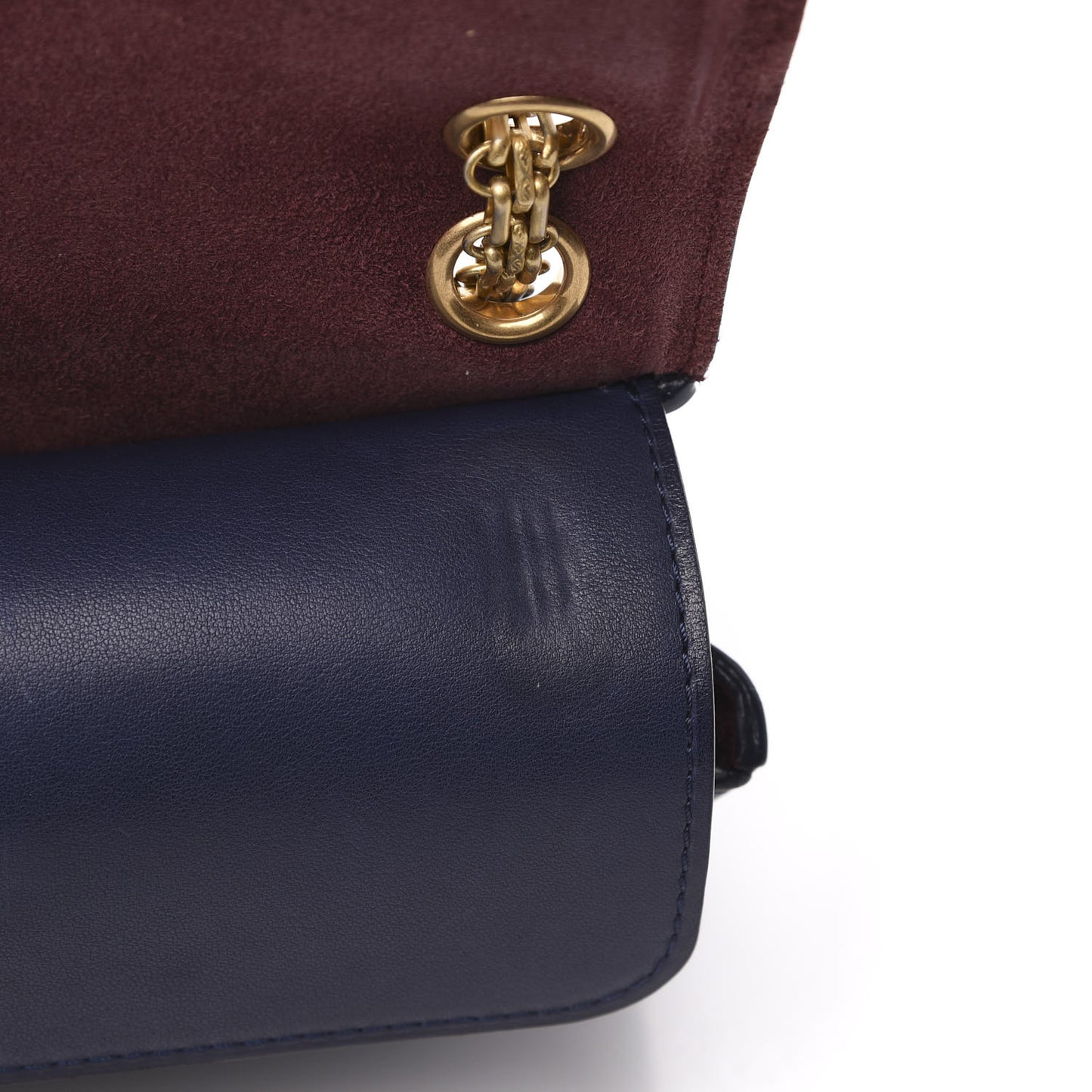 Calfskin Nude 2.55 Medals Reissue 225 Flap Navy