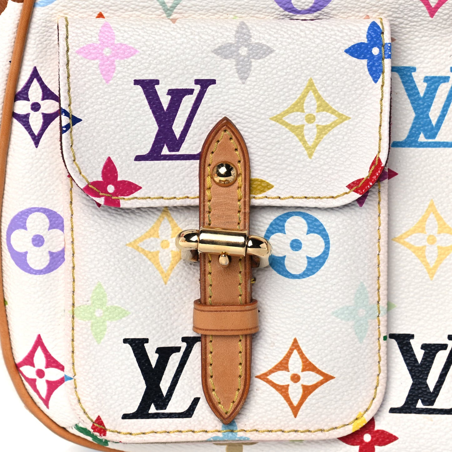 Monogram Multicolor Lodge PM White