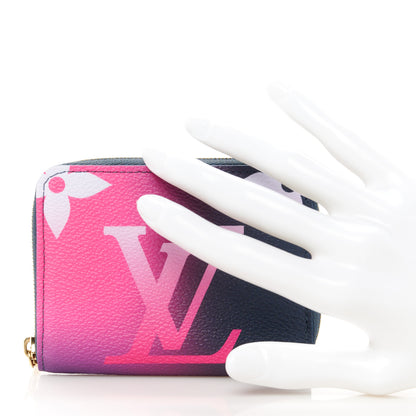 Louis Vuitton Monogram Giant Spring In The City Zippy Coin Purse Midnight Fuchsia 2 of 8