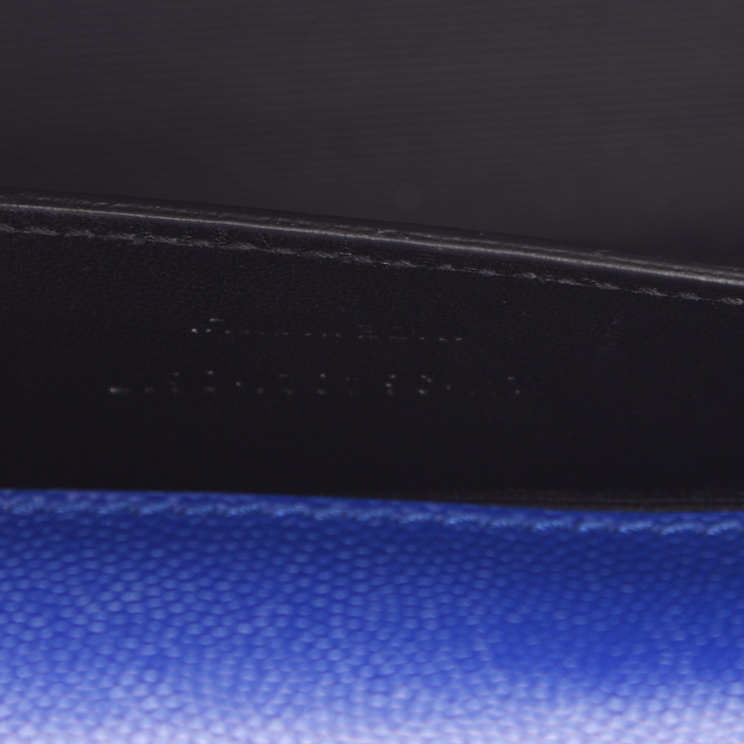 Saint Laurent Grain De Poudre Medium Classic Monogram Kate Satchel Flash Blue 5 of 7