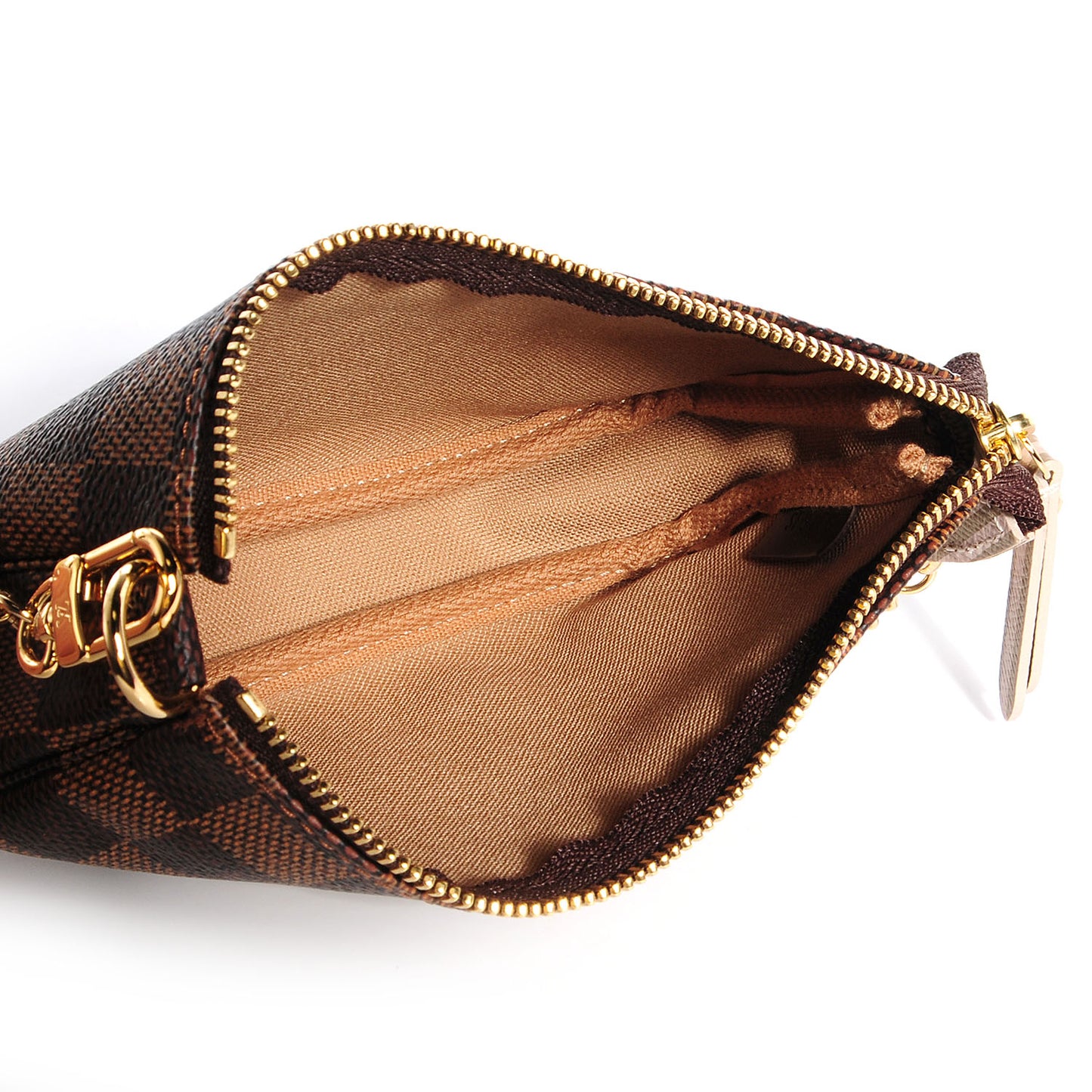 Damier Ebene Trunks and Locks Mini Pochette Accessories