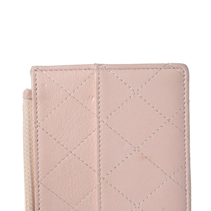 Chanel Patent Quilted Large Flap Wallet Pink 14 of 24