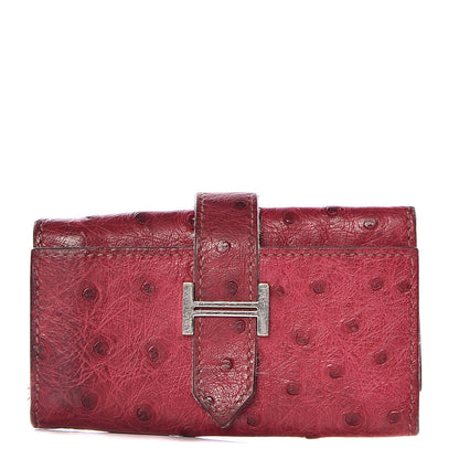 Hermes Ostrich Bearn Multicles 4 Key Holder 1 of 14