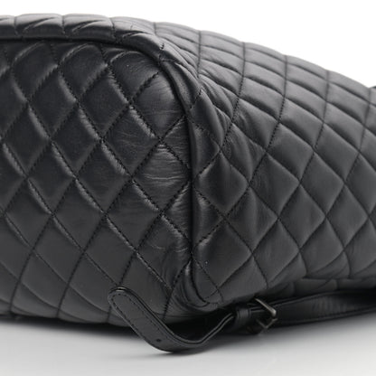Chanel Lambskin Quilted Large Urban Spirit Backpack Black 9 of 16