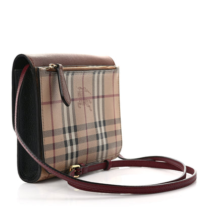 Burberry Haymarket Check Small Loxley Crossbody Bright Toffee 3 of 10