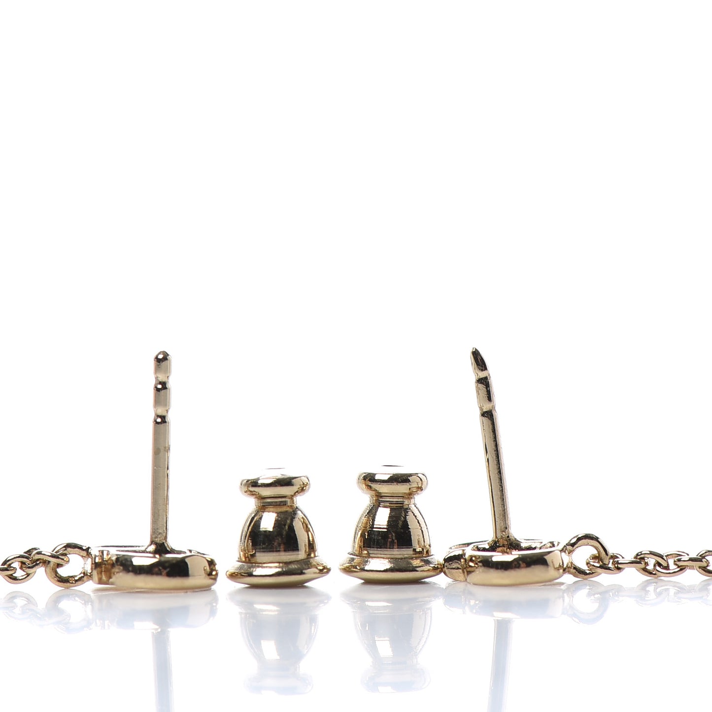 Pearl Secret Cannage Mise En Dior Tribales Dangle Earrings Gold