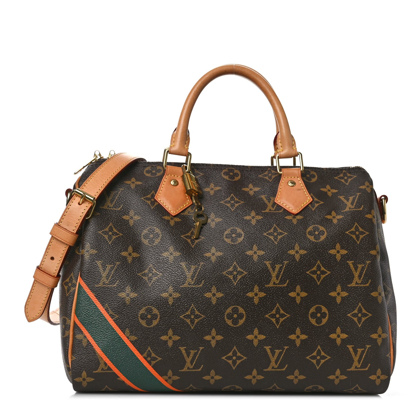 Monogram My LV Heritage Speedy Bandouliere 30 Green Orange