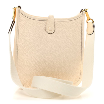 Hermes Taurillon Clemence Amazone Evelyne TPM Nata Craie 3 of 9