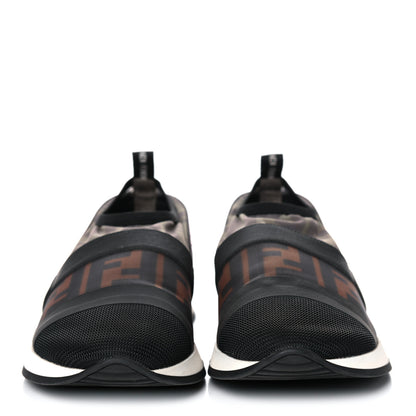 Fendi Technical Mesh FF Sneakers 38 Tobacco Red 2 of 11