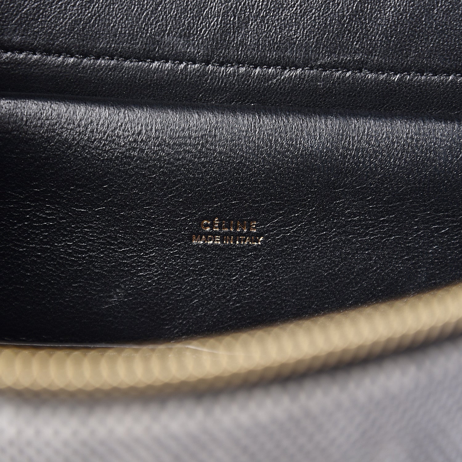 Celine Cotton Canvas Calfskin Mini Belt Bag Black 5 of 13
