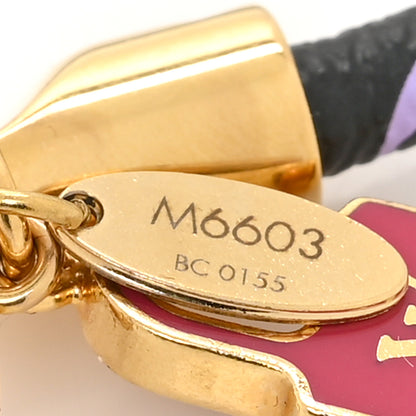 Louis Vuitton Monogram Multicolor Luck It Bracelet 17 Black 5 of 5