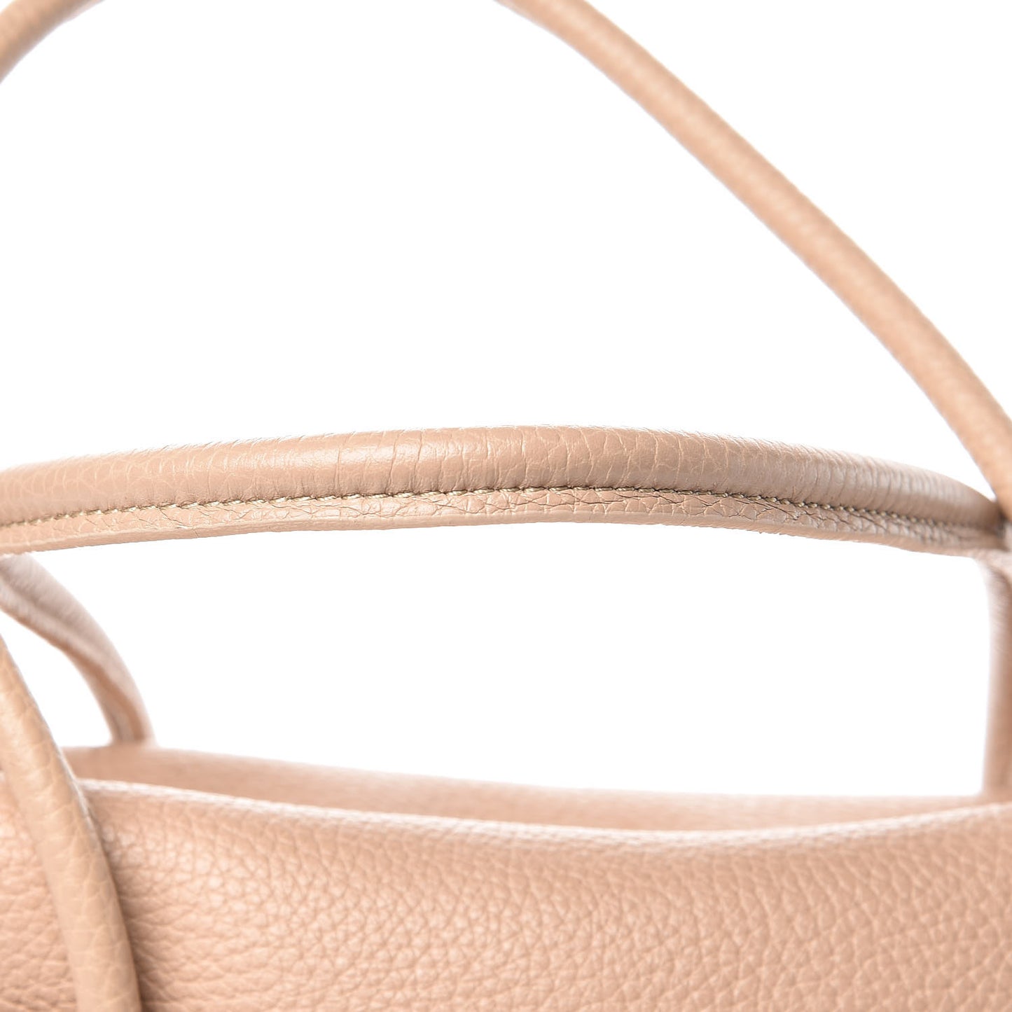 London Grainy Calfskin Medium Baynard Tote Light Nude