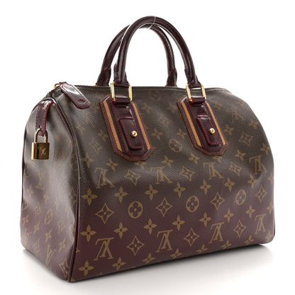 Louis Vuitton Monogram Mirage Speedy 30 Bordeaux 3 of 10