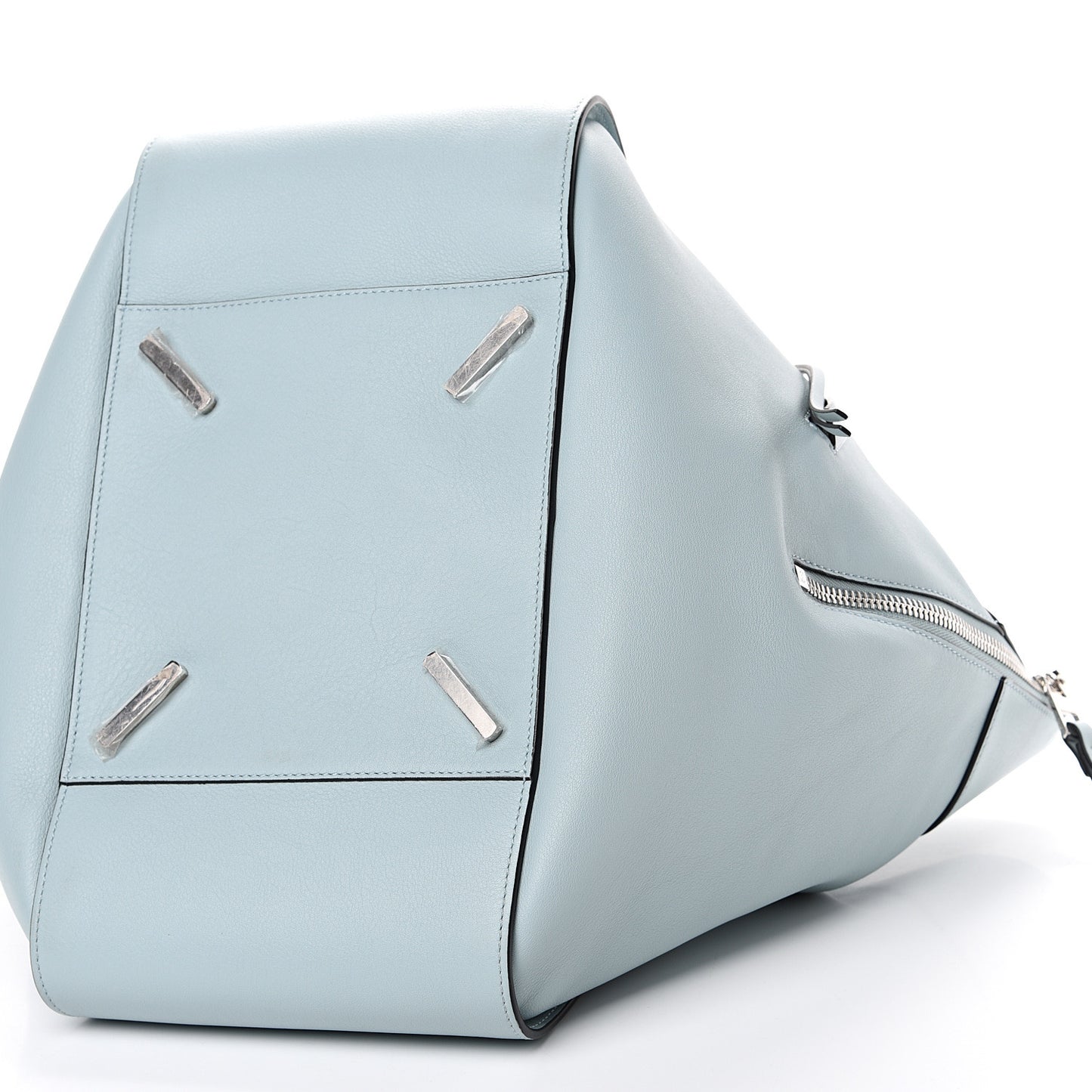 Calfskin Medium Hammock Shoulder Bag Aqua