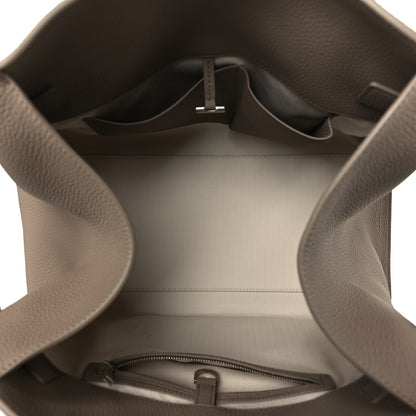 The Row Matte Grained Calfskin Soft Margaux 15 Dark Taupe 5 of 8
