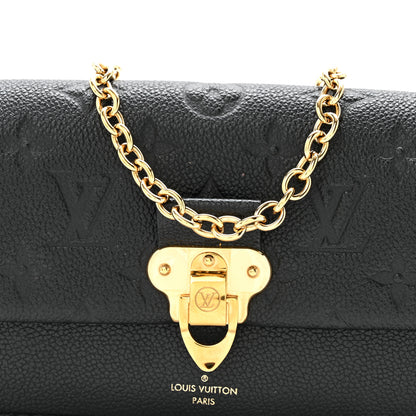 Louis Vuitton Empreinte Vavin Chain Wallet Black 7 of 13