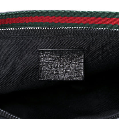 Gucci Monogram Web Boat Pochette Black 6 of 10