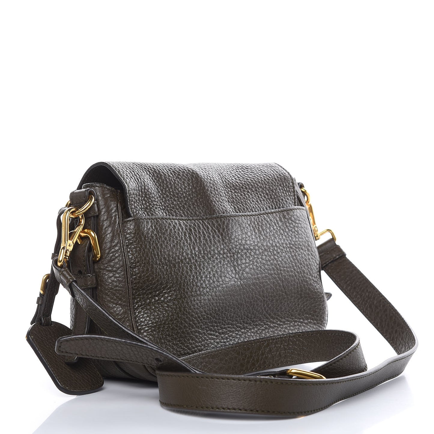 Vitello Daino Messenger Bag Militare
