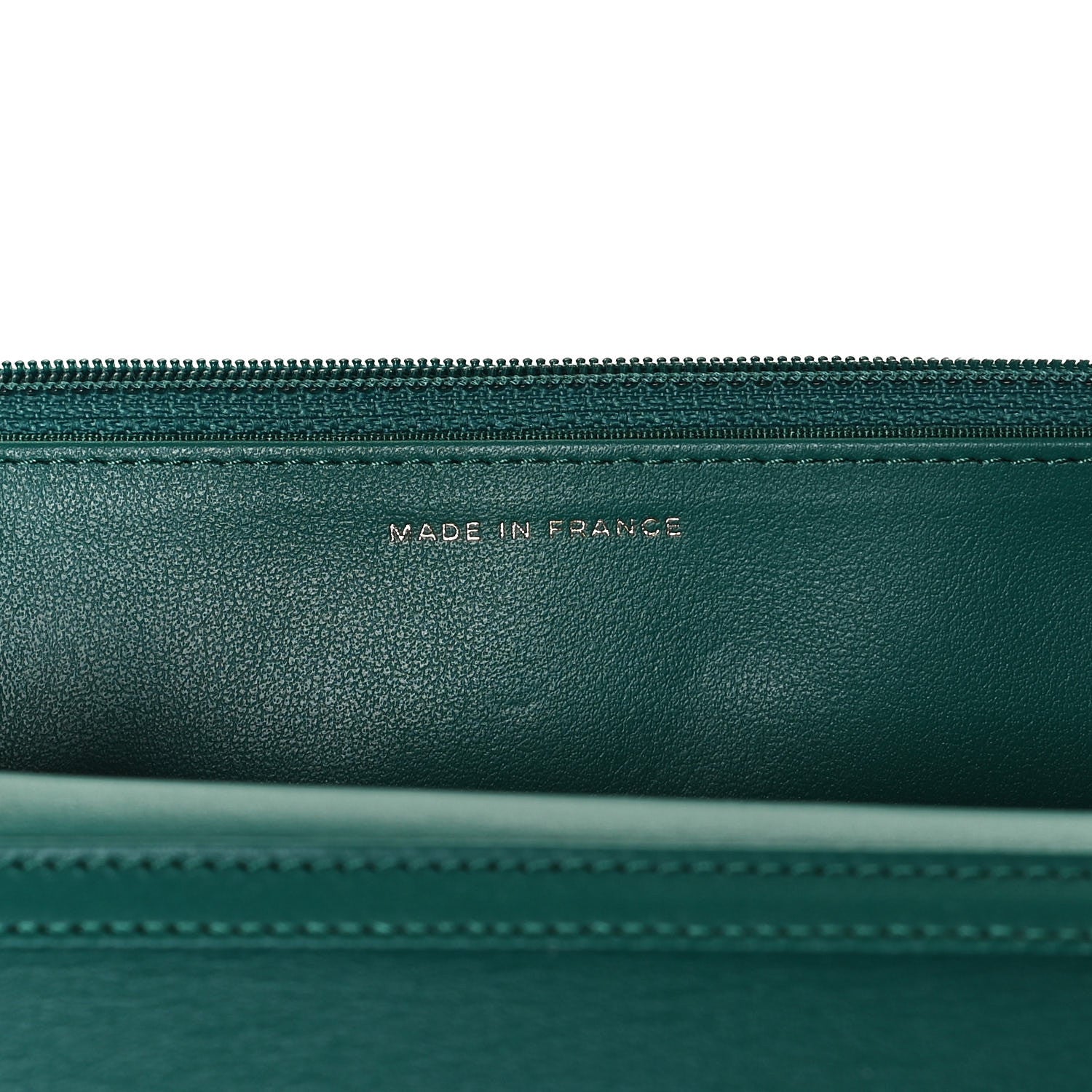Chanel Aged Calfskin Quilted 2.55 Reissue Wallet on Chain WOC Green 7 of 13