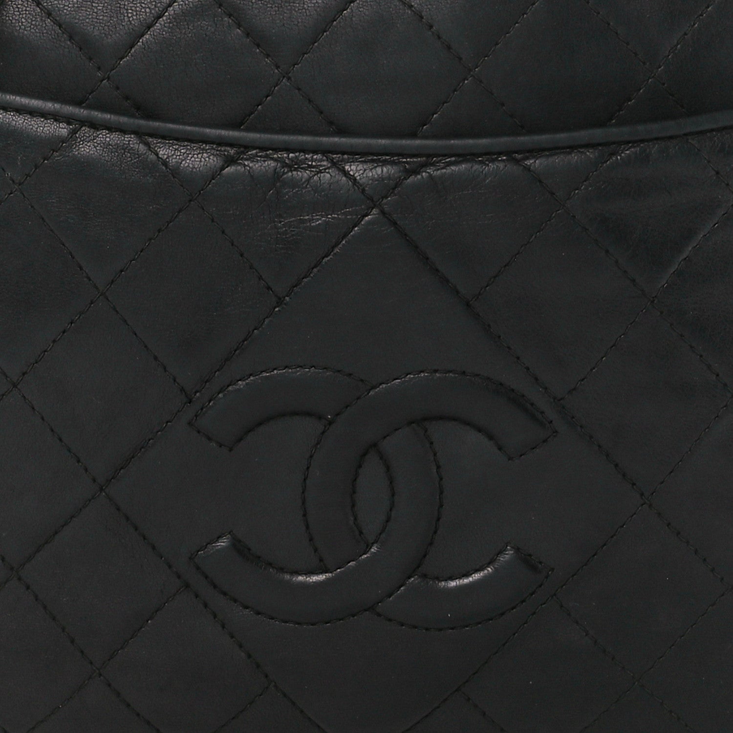 Chanel Lambskin Quilted Tassel Camera Case Black 9 of 12