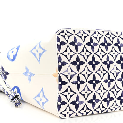 Louis Vuitton Monogram Canvas By The Pool Monaco 2.0 Neverfull GM Set Blue 9 of 12