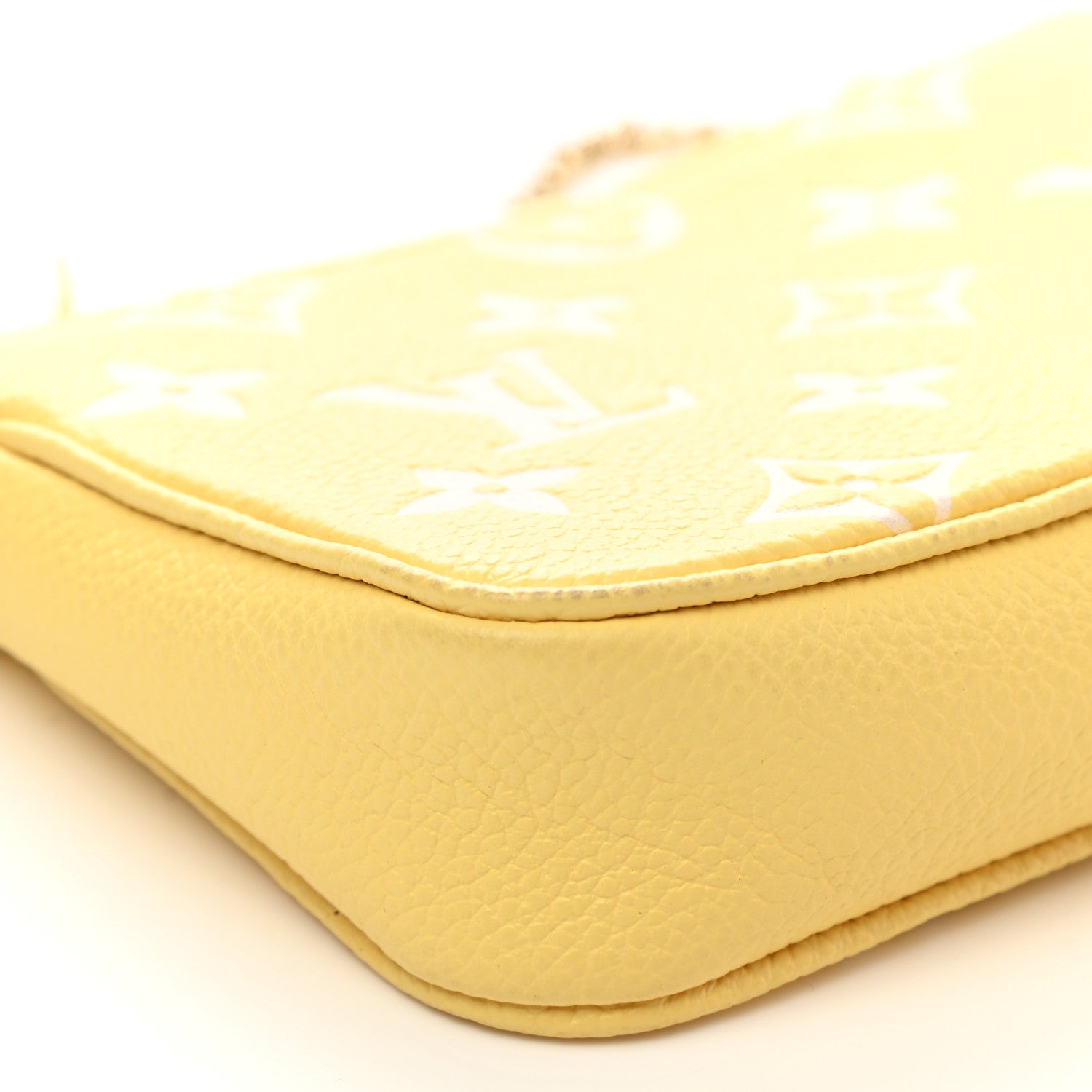 Louis Vuitton Empreinte Monogram Mini Pochette Accessories Lemon Curd Yellow 7 of 10