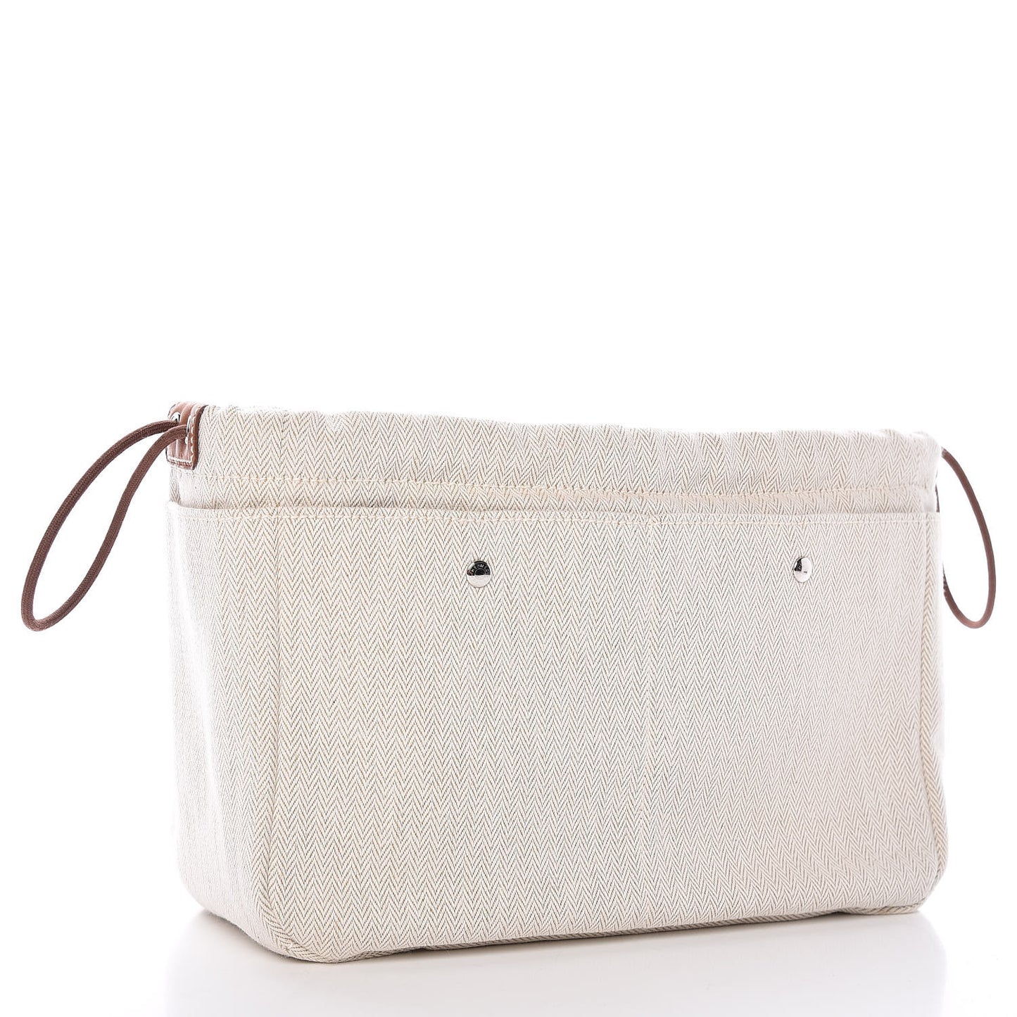 Canvas Barenia Fourbi 25 MM Pouch Naturel Fauve