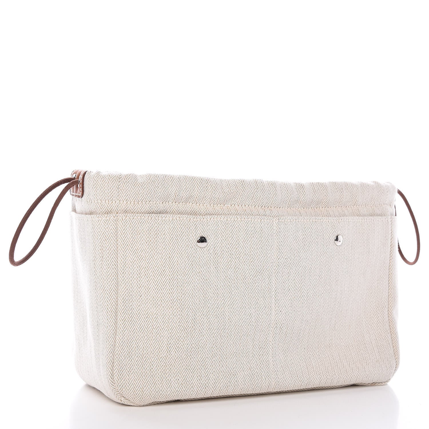 Hermes Canvas Barenia Fourbi 25 MM Pouch Naturel Fauve 3 of 10