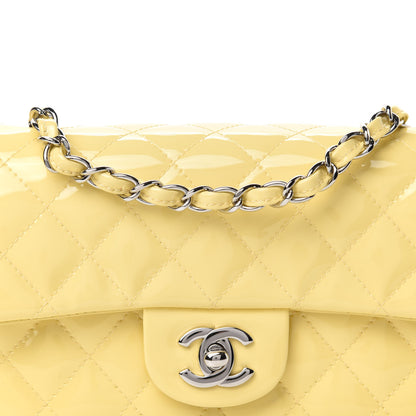 Chanel Patent Quilted Mini Rectangular Flap Yellow 10 of 11